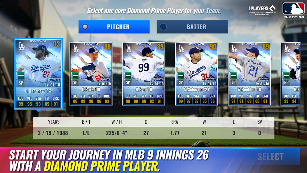 Билд на катчер-фрейминг в MLB 9 Innings 26