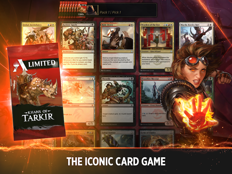 Разыгрывание земли в Magic The Gathering Arena