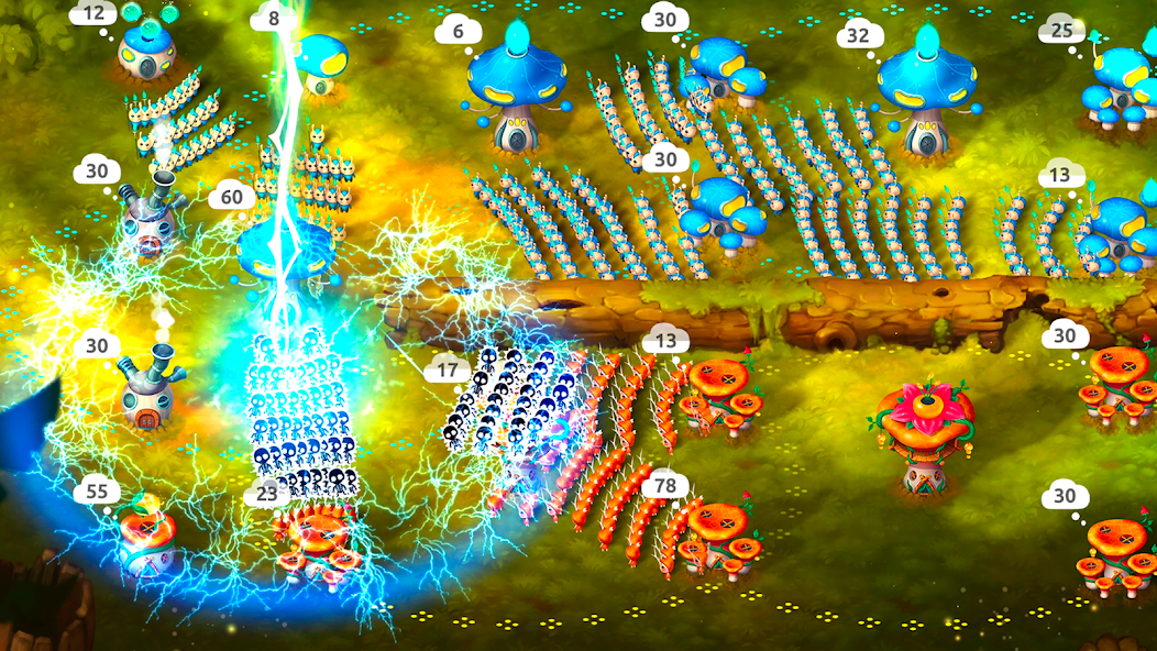 Клановая война в Mushroom Wars 2 стратегия победы