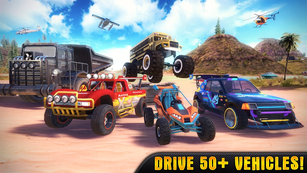 Грязь и слякоть в игре OTR - Offroad Car Driving Game