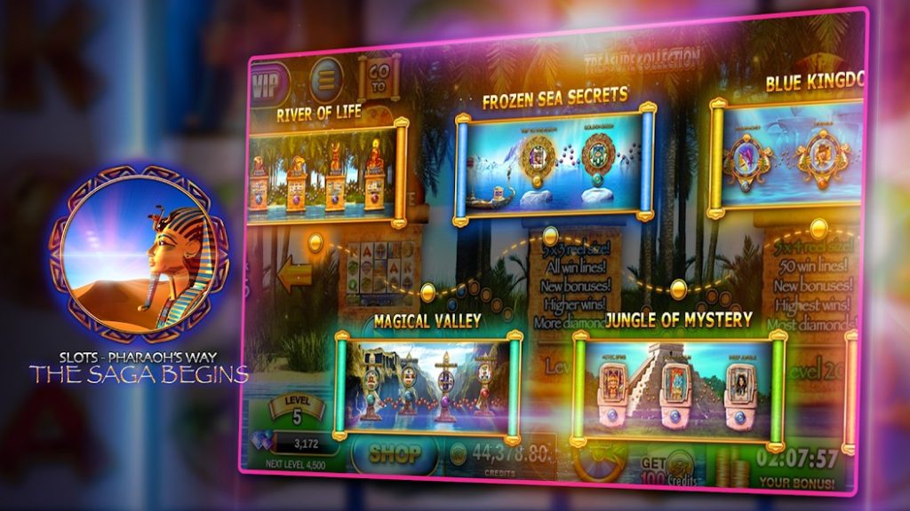 Стратегия открытия новых слотов после повышения уровня. Slots: Pharaoh’s Way