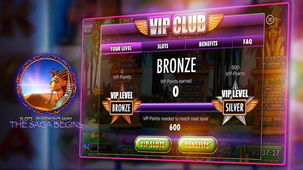 Разблокировка VIP-статуса: расчет фишек на каждый ранг. Slots: Pharaoh’s Way