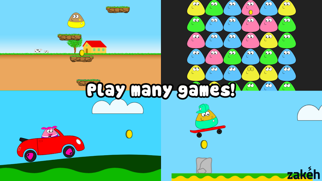 Как получить награду за уровень в игре Pou