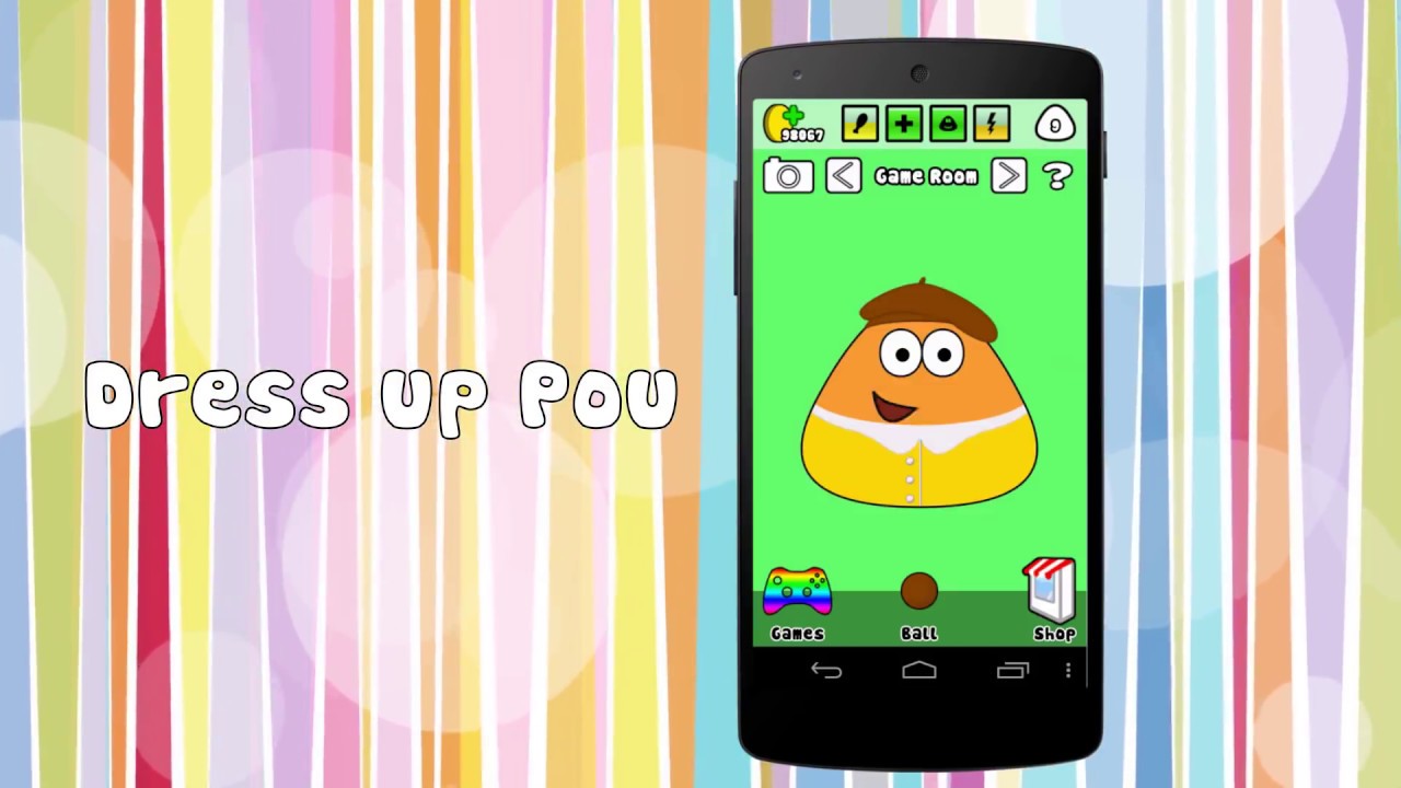 Как использовать все функции комнаты в игре Pou
