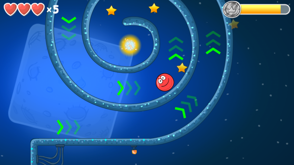 Тактика прыжков по шатающимся колоннам. Red Ball 4