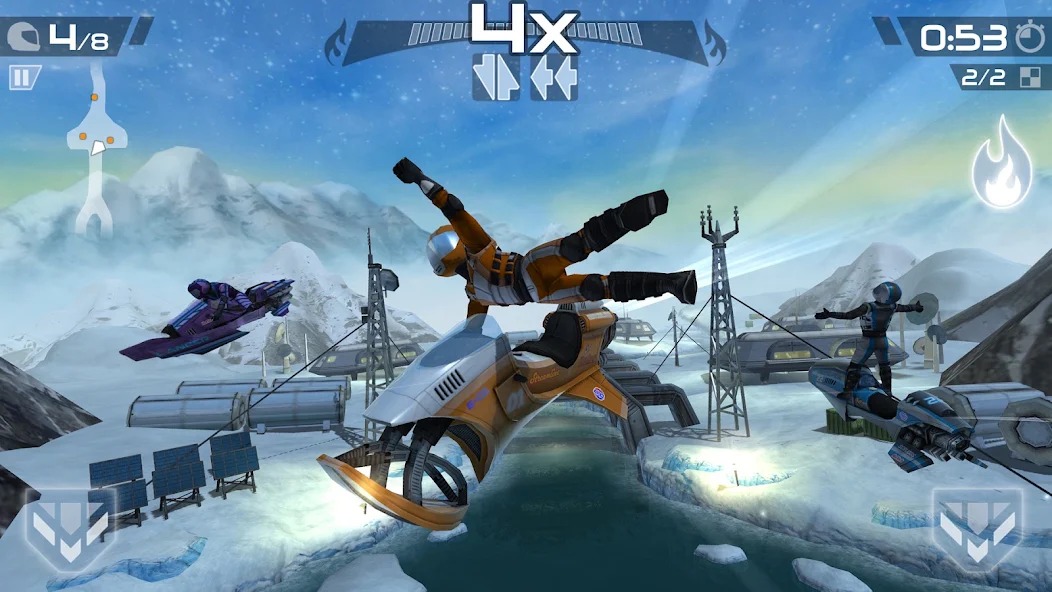Фарм монет в Riptide GP2 режим свободная езда трасса Бухта