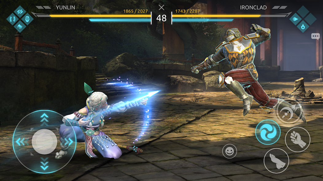 Котаро против ультимейта с неуязвимостью в Shadow Fight 4 Arena