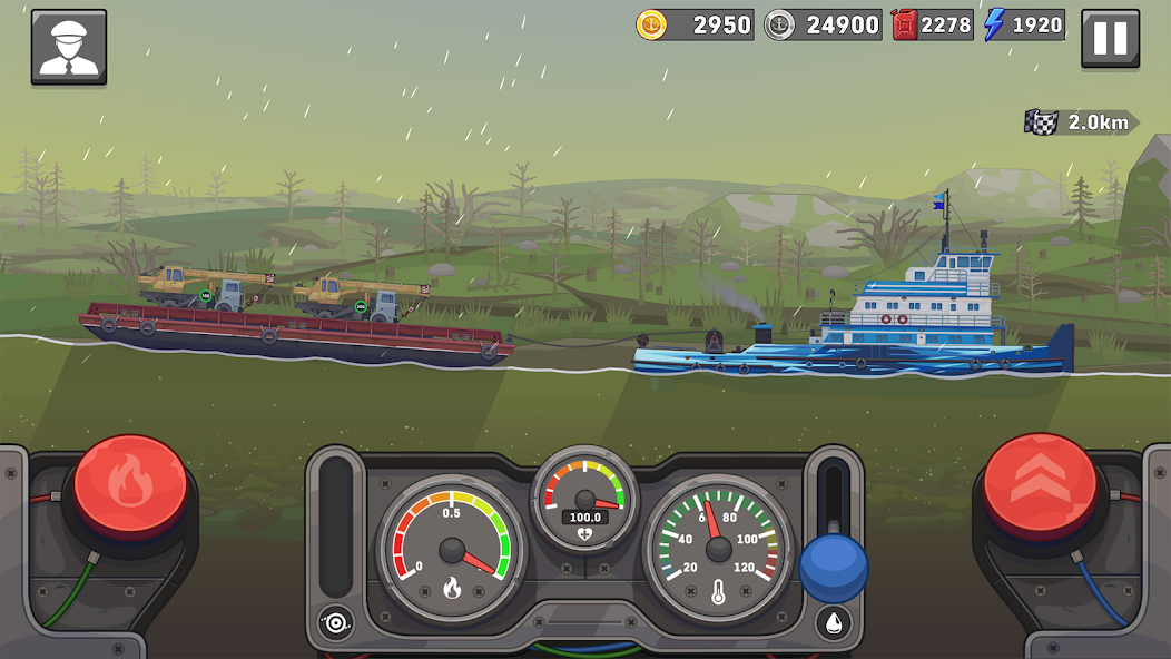 Ночной режим навигации в игре Ship Simulator