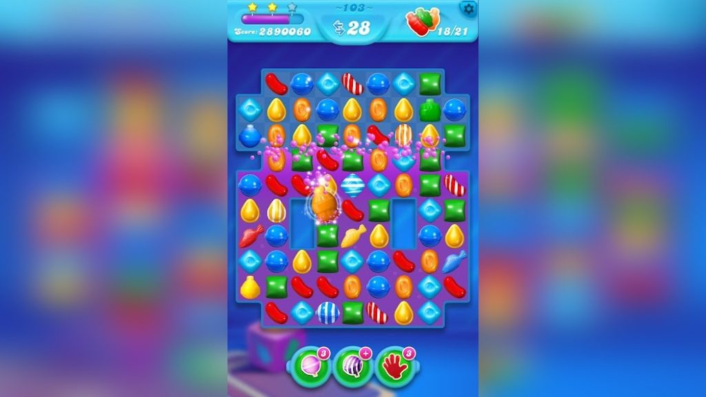 Как собрать 5 бомб на одном поле без бустеров. Candy Crush Soda Saga