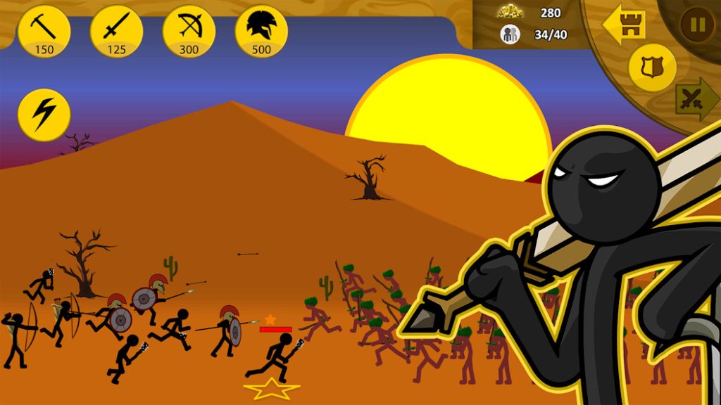 Лучшие настройки управления для телефона. Stick War: Legacy