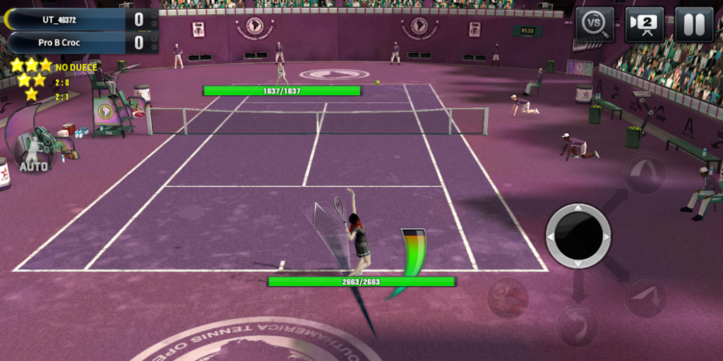Контрприём против частых укороченных ударов у сетки. Ultimate Tennis