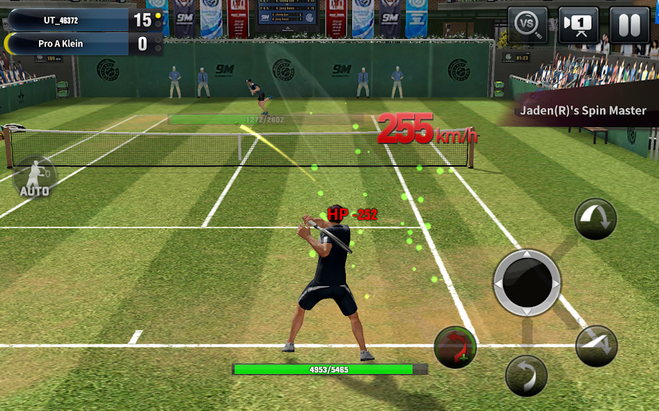 Прокачка женского персонажа под техничный стиль. Ultimate Tennis