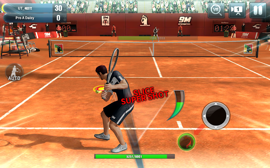 Как читать подачу соперника в онлайне. Ultimate Tennis