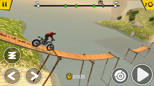 Как пройти уровень с грузовиками. Trial Xtreme 4