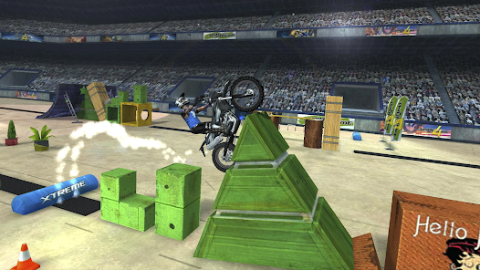 Как пройти уровень с вертолетами. Trial Xtreme 4