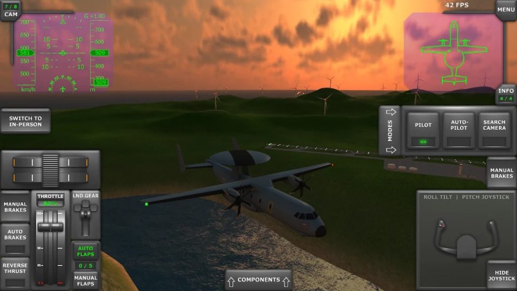 Как настроить графику для слабого телефона в Turboprop Flight Simulator