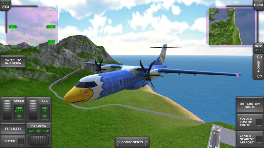 Как изменить язык в Turboprop Flight Simulator
