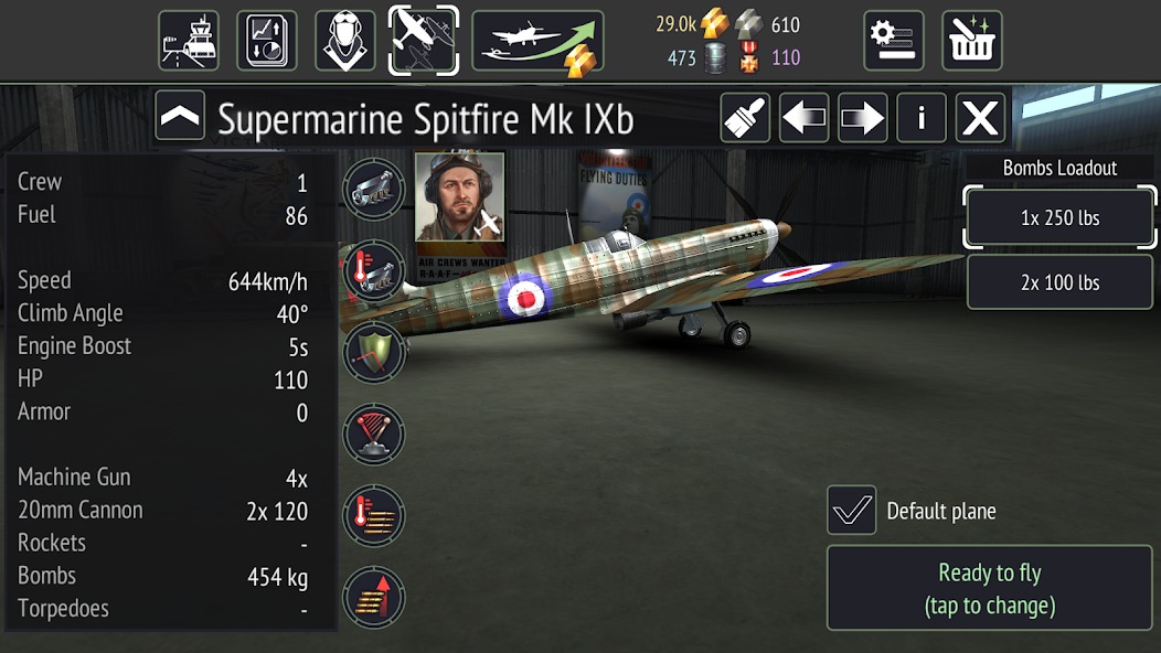Настройка управления в Warplanes WW2 Dogfight для новичков