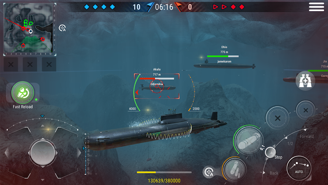 Защита базы от рейдов в World of Submarines