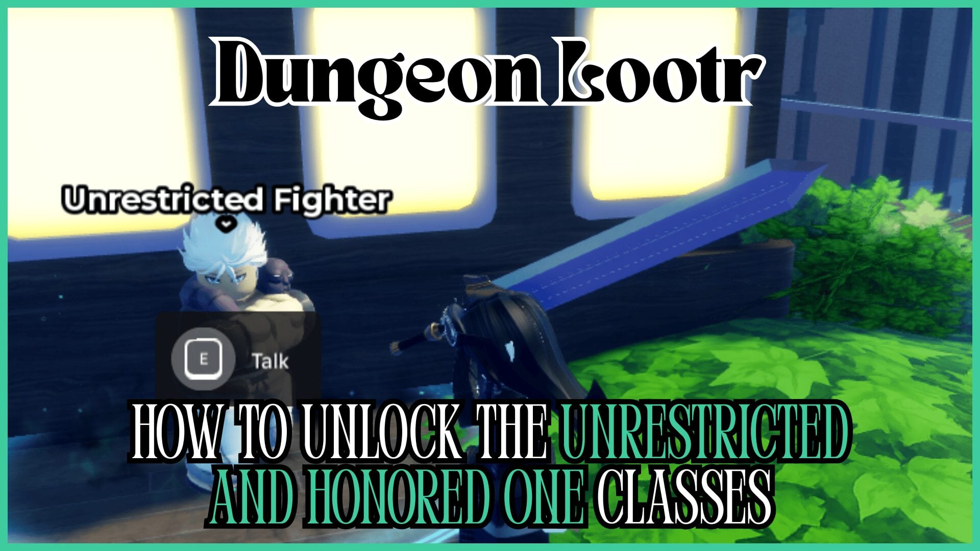 Как разблокировать Unrestricted и Honored One в Dungeon Lootr