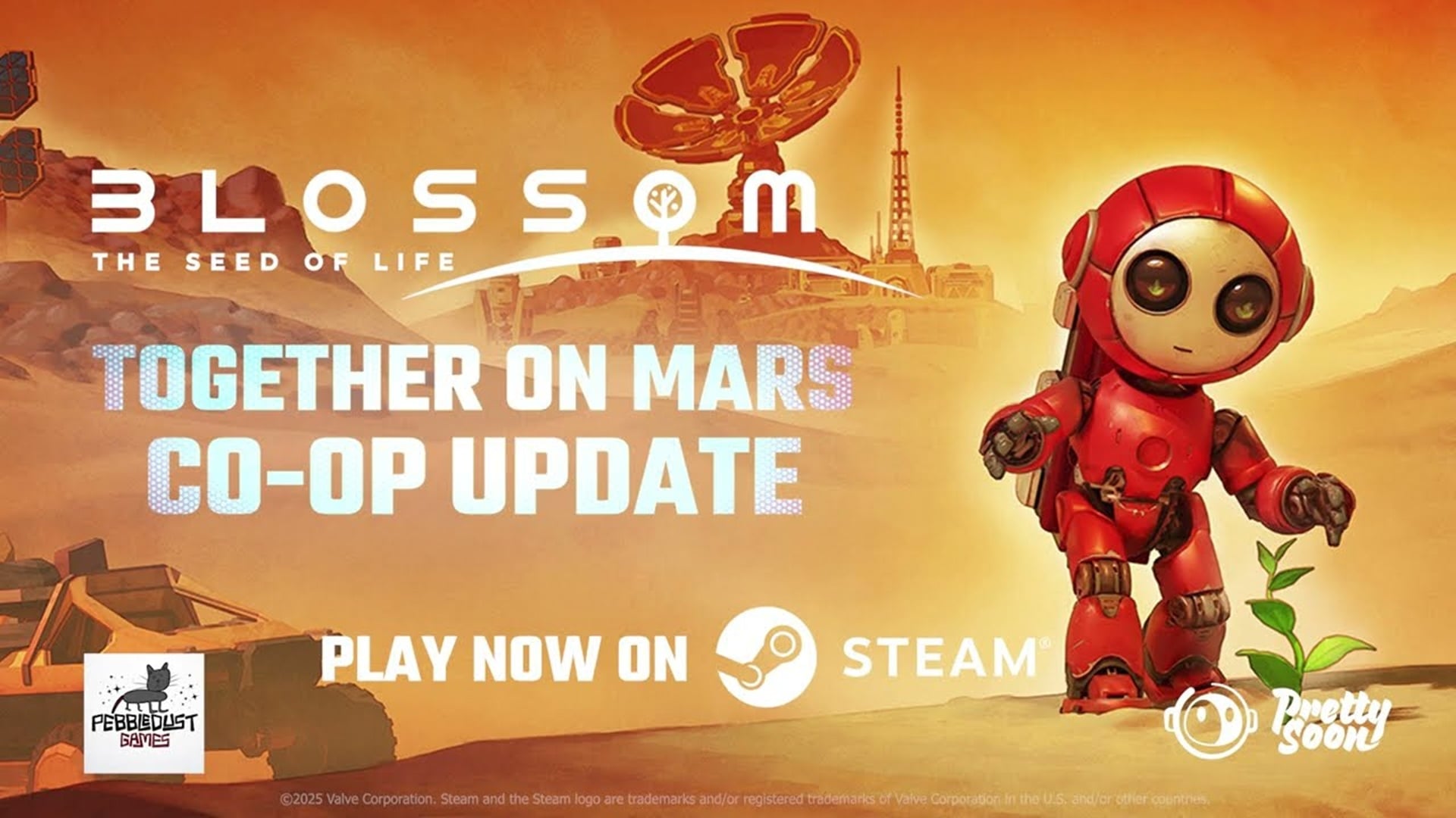 Blossom: The Seed of Life добавляет кооператив в новом обновлении «Вместе на Марсе»