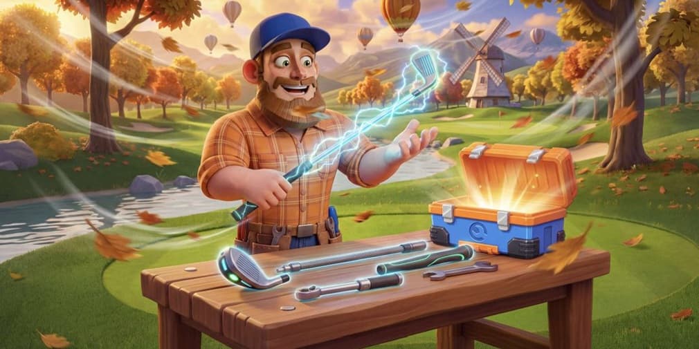 Обновление Evolve в Golf Rival позволяет устанавливать модификации для клюшек и сражаться с динамичным ветром на новых полях