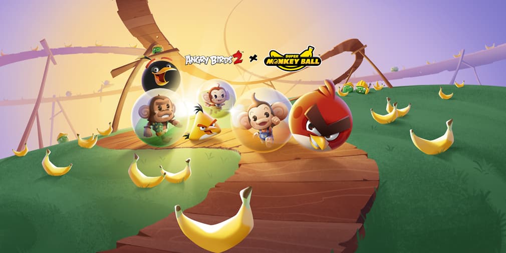 Angry Birds 2 уходит в отрыв вместе с коллаборацией Super Monkey Ball Banana Rumble