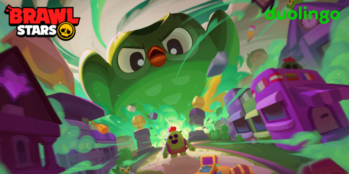 Brawl Stars и Duolingo запускают глобальный кроссовер с талисманами