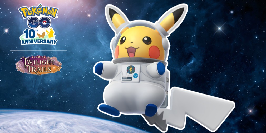 Pokémon Go дарит Пикачу костюм астронавта к Всемирной неделе космоса