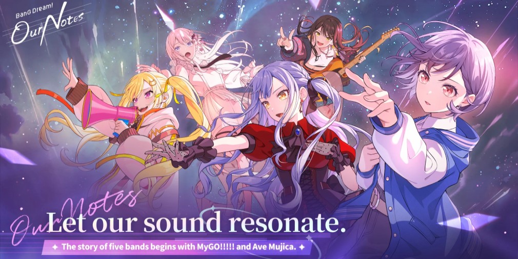 BanG Dream! Our Notes приносит пять групп и новую ритм-систему на iOS и Android