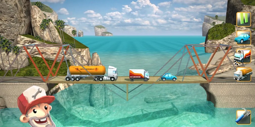Bridge Constructor+ превращает рушащиеся мосты в многопользовательское соревнование