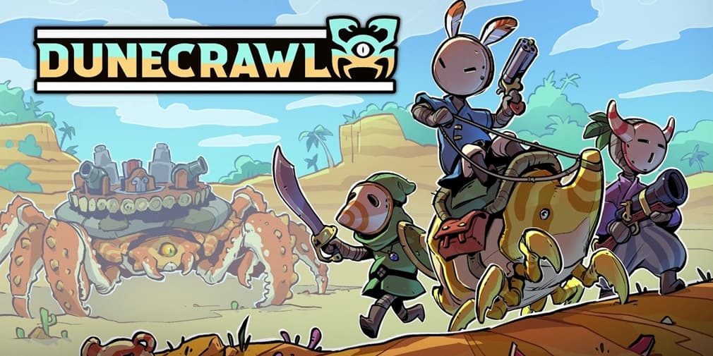 DuneCrawl — приключение в открытом мире, где вы бродите по пустошам верхом на огромном крабе