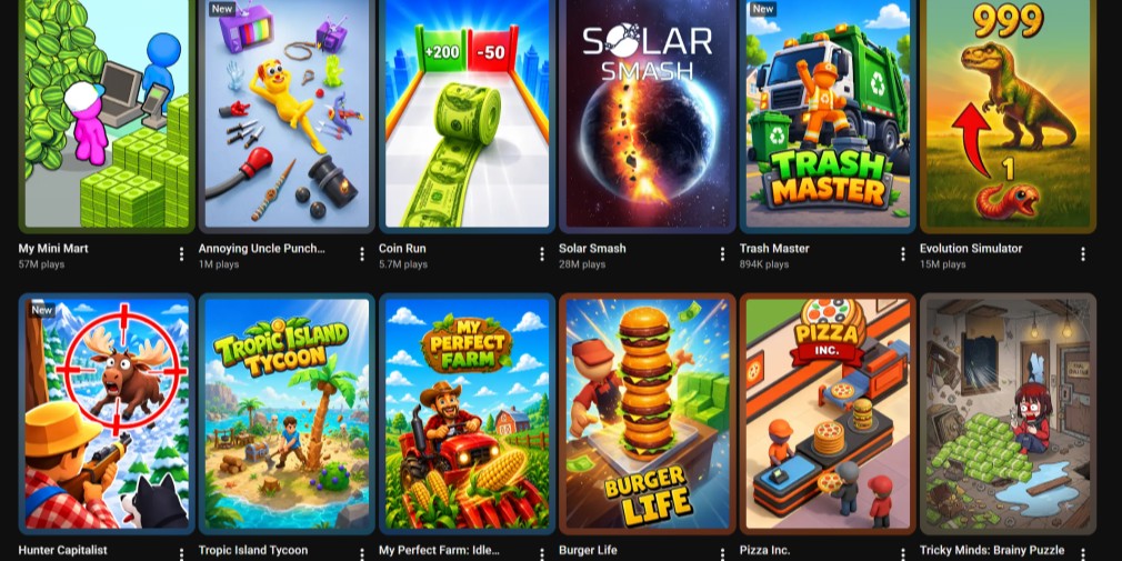 YouTube Playables превращает все эти сомнительные рекламные мобильные игры в настоящие игры