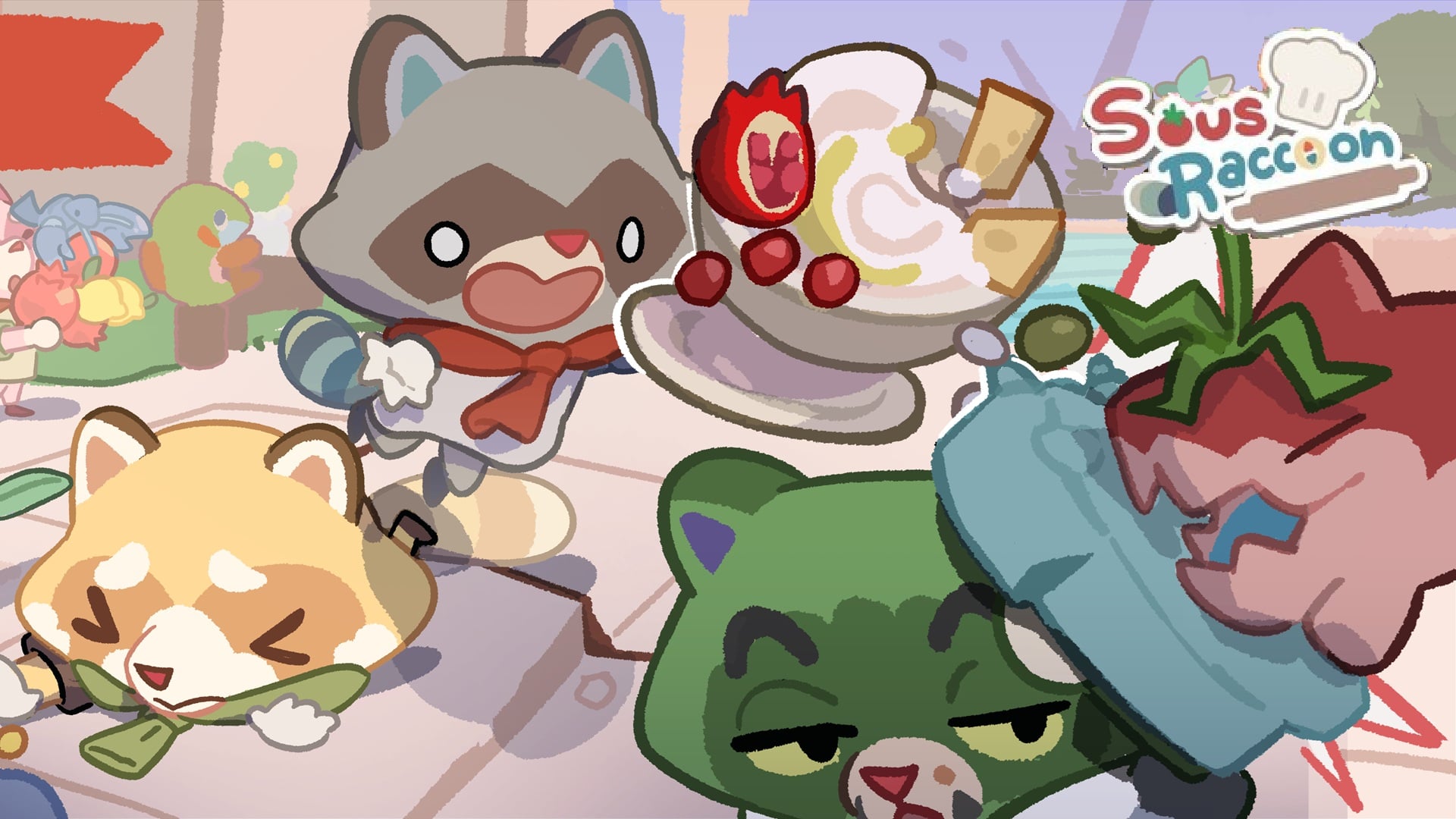 Кулинарный рогалик Sous Raccoon скоро покинет ранний доступ Steam!