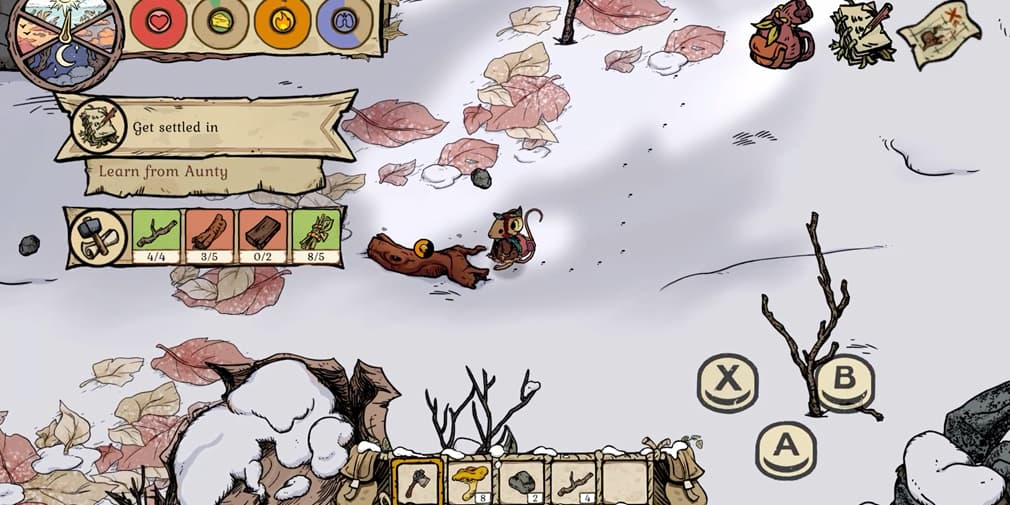 Winter Burrow — уютный симулятор выживания, превращающий Don't Starve в милое лесное приключение