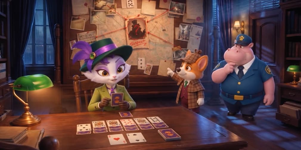 Solitaire Clash отправляется в мир тру-крайма на Хэллоуин с новым событием Spookitaire: Cold Case