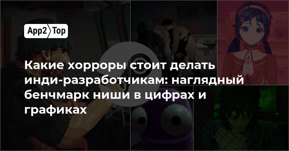 Какие хорроры стоит делать инди-разработчикам: наглядный бенчмарк ниши в цифрах и графиках