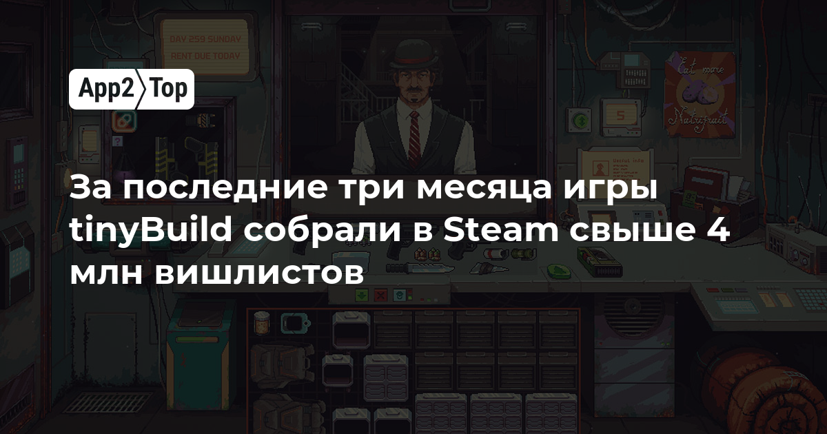 За последние три месяца игры tinyBuild собрали в Steam свыше 4 млн вишлистов