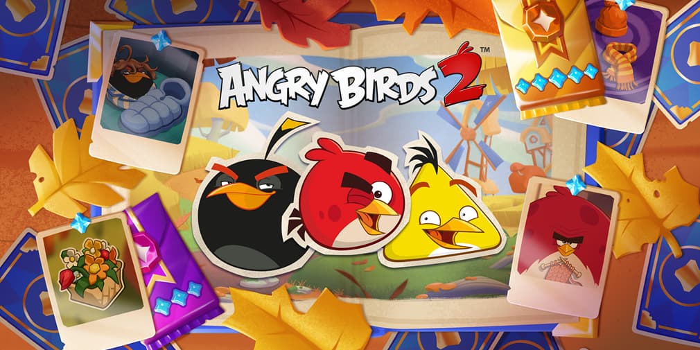 Осенний альбом наклеек Flocktober в Angry Birds 2 позволит получать бусты и другие награды
