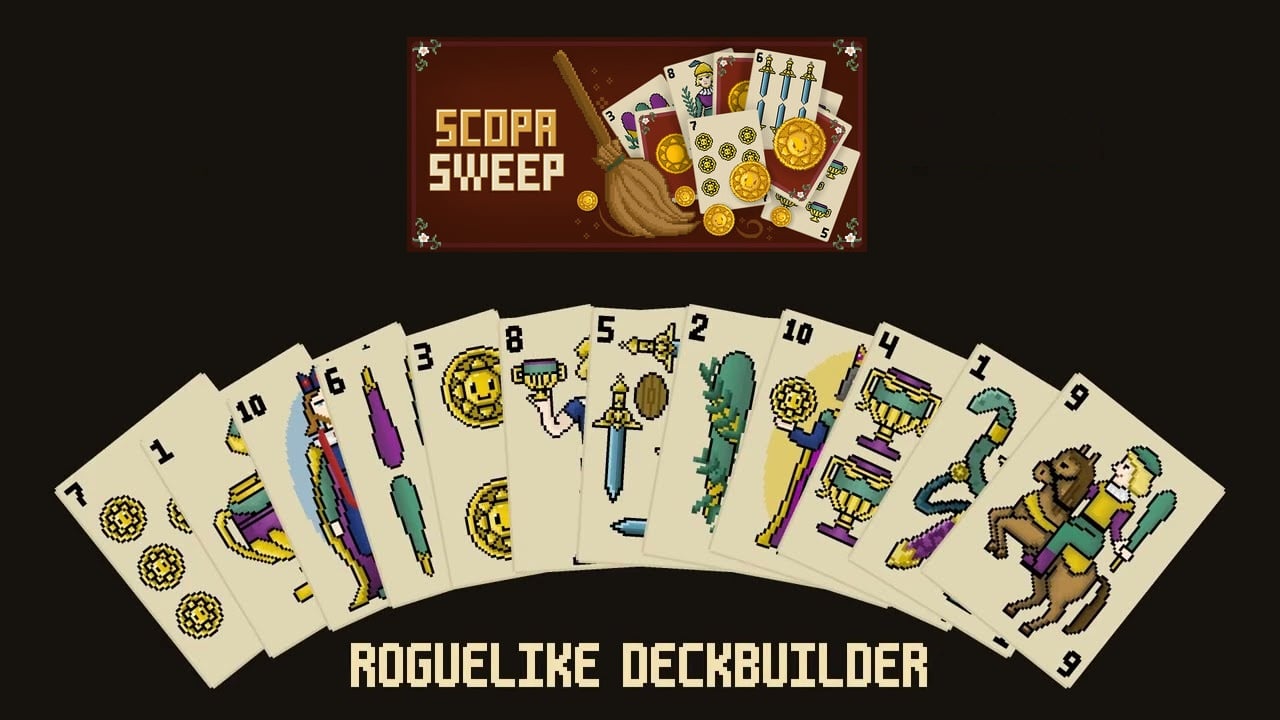 Традиционная итальянская карточная игра Scopa превратилась в рогалик Scopa Sweep