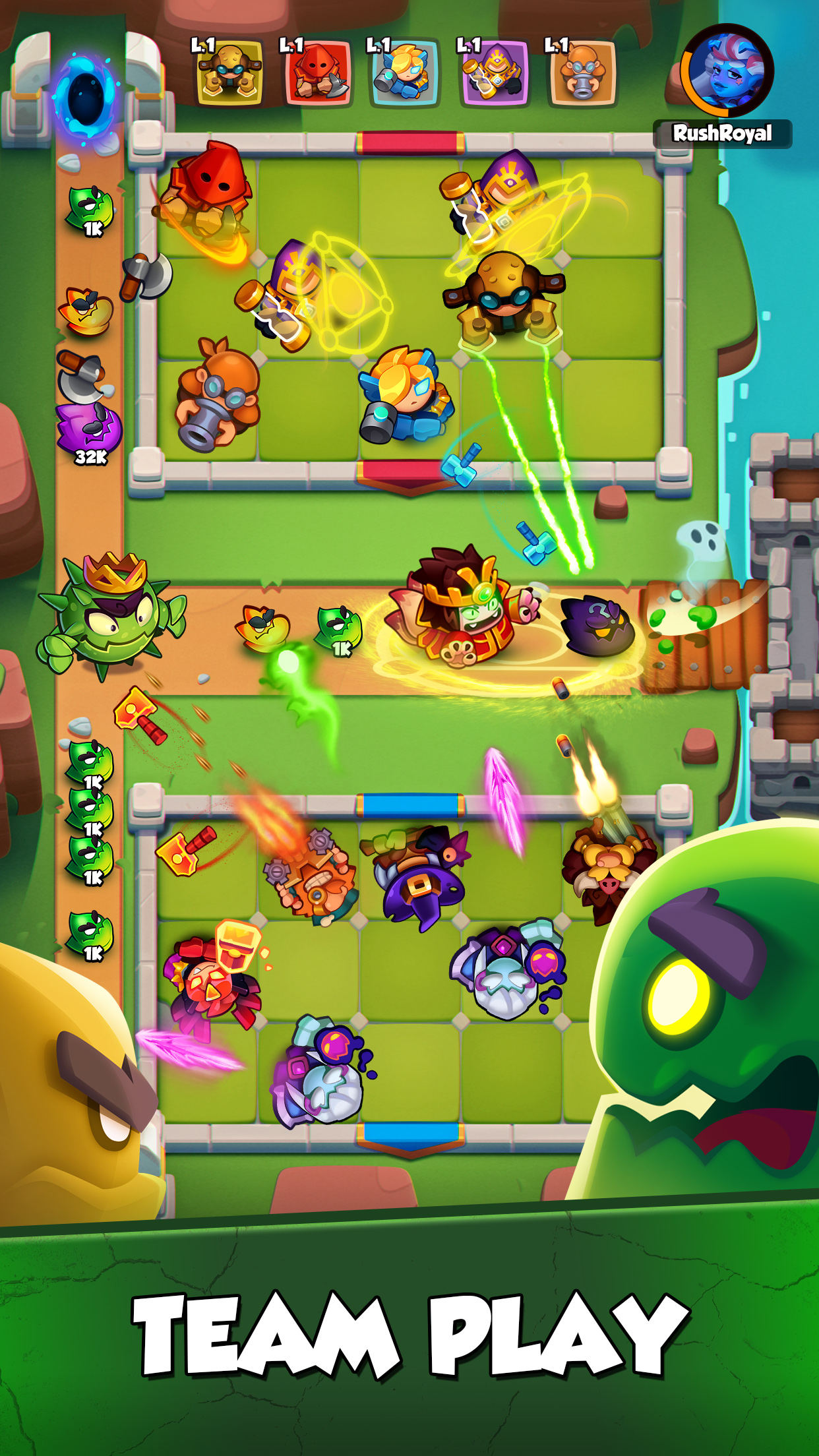 Станы и контроль: как обездвижить врага. Rush Royale
